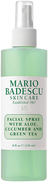 Facial Spray mit Aloe, Gurke und grüner Tee