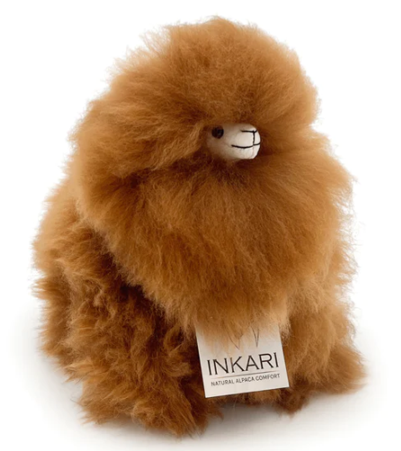 100007561 FLUFFY Monster Alpaka 23 cm braun