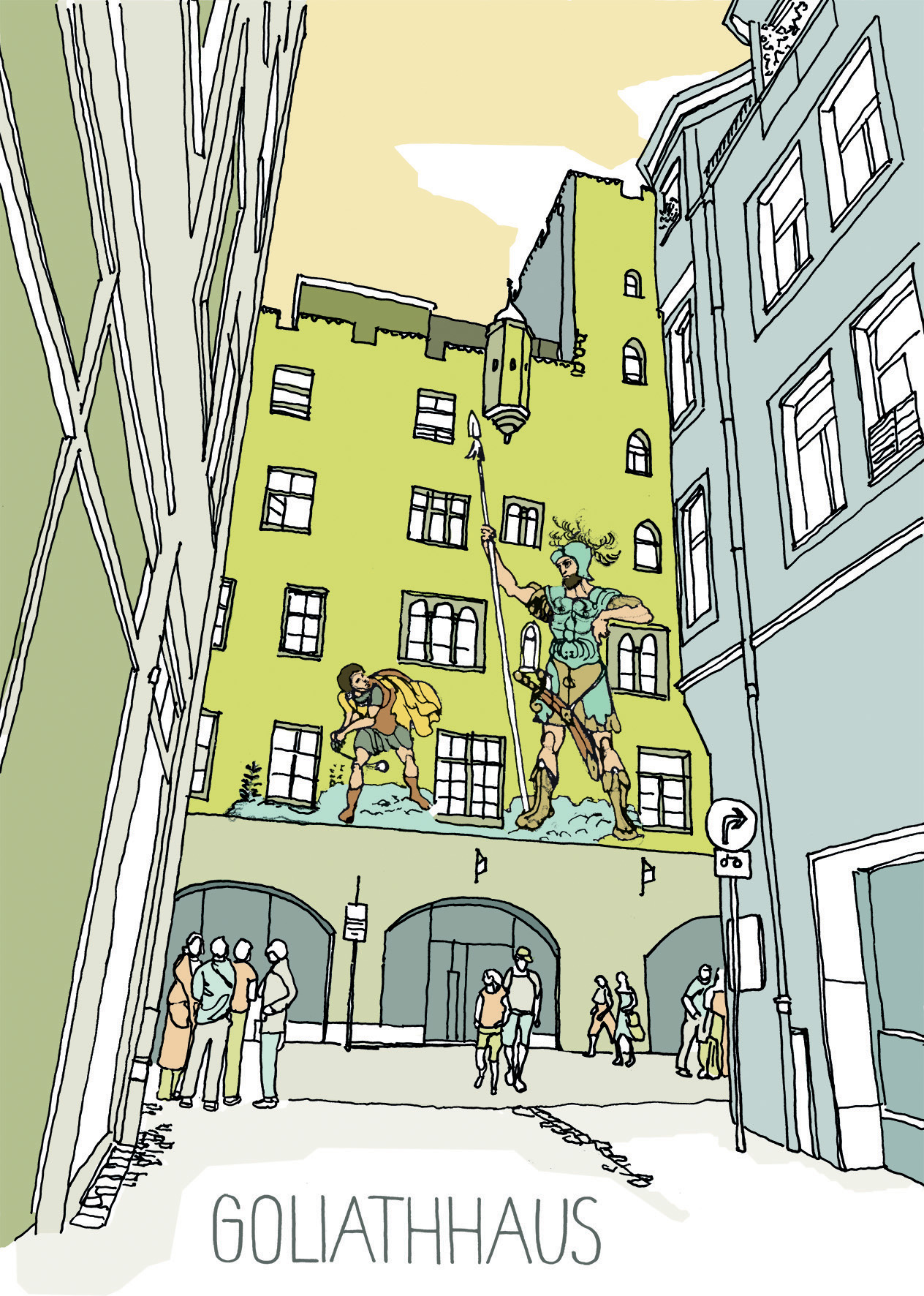 GOLIATHHAUS_PK_A6_v03 Goliathhaus Postkarte A6