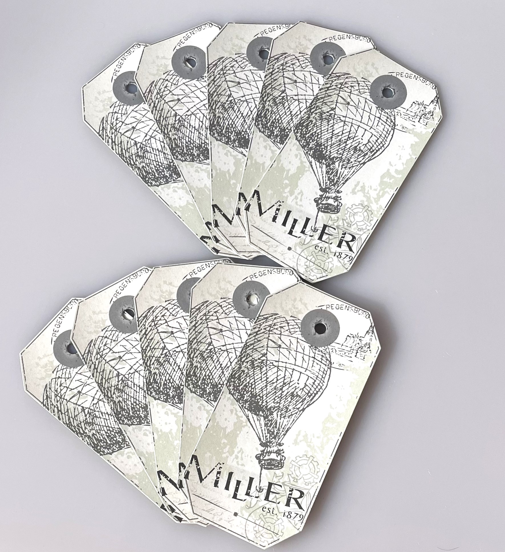 Ballon-10er Duftstreifen Heißluftballon