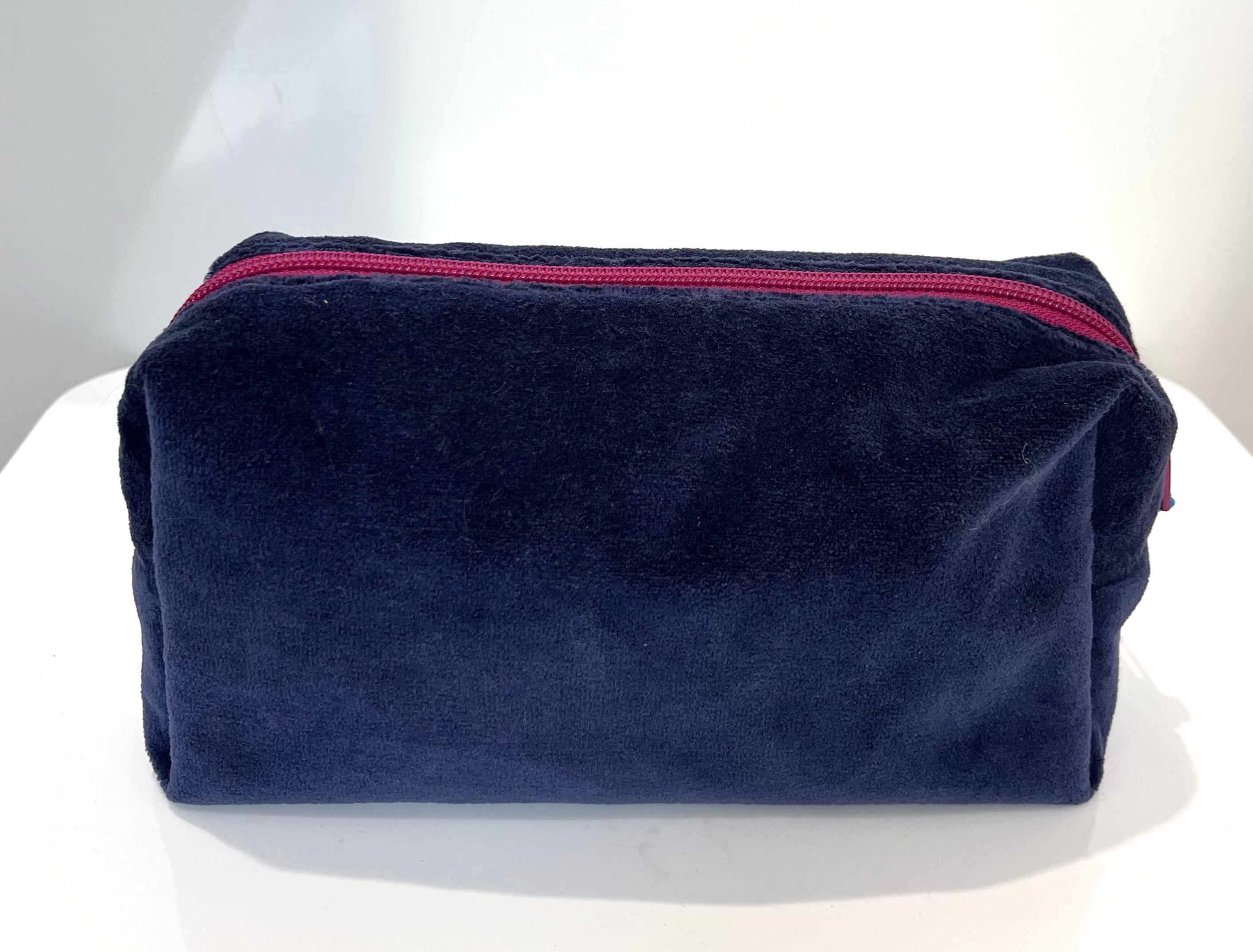 IMG_0770 Toilettentasche, Nicky, Samt-dunkelblau