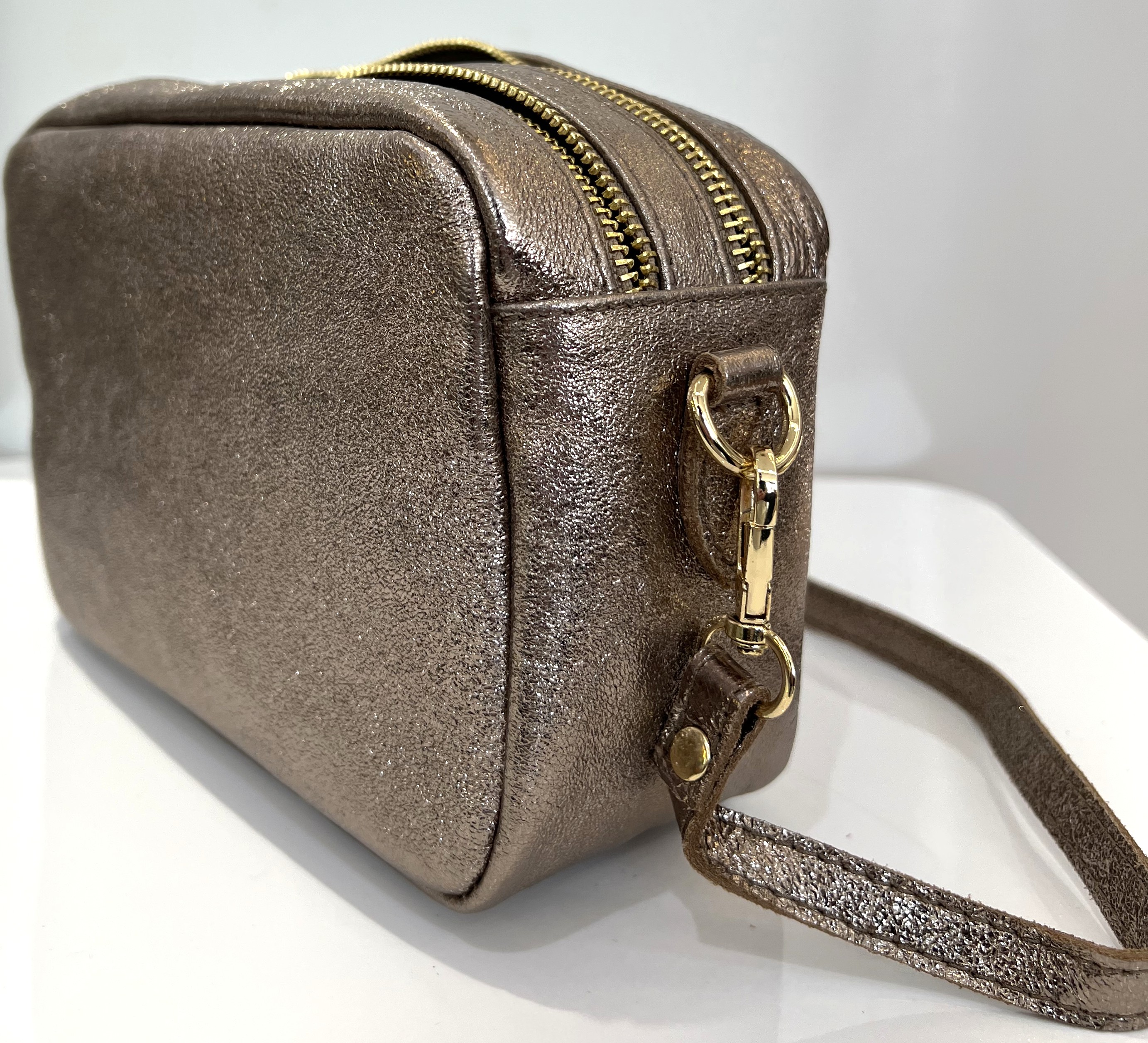 IMG_5160 Top Team Handtasche, Glitter rotgold