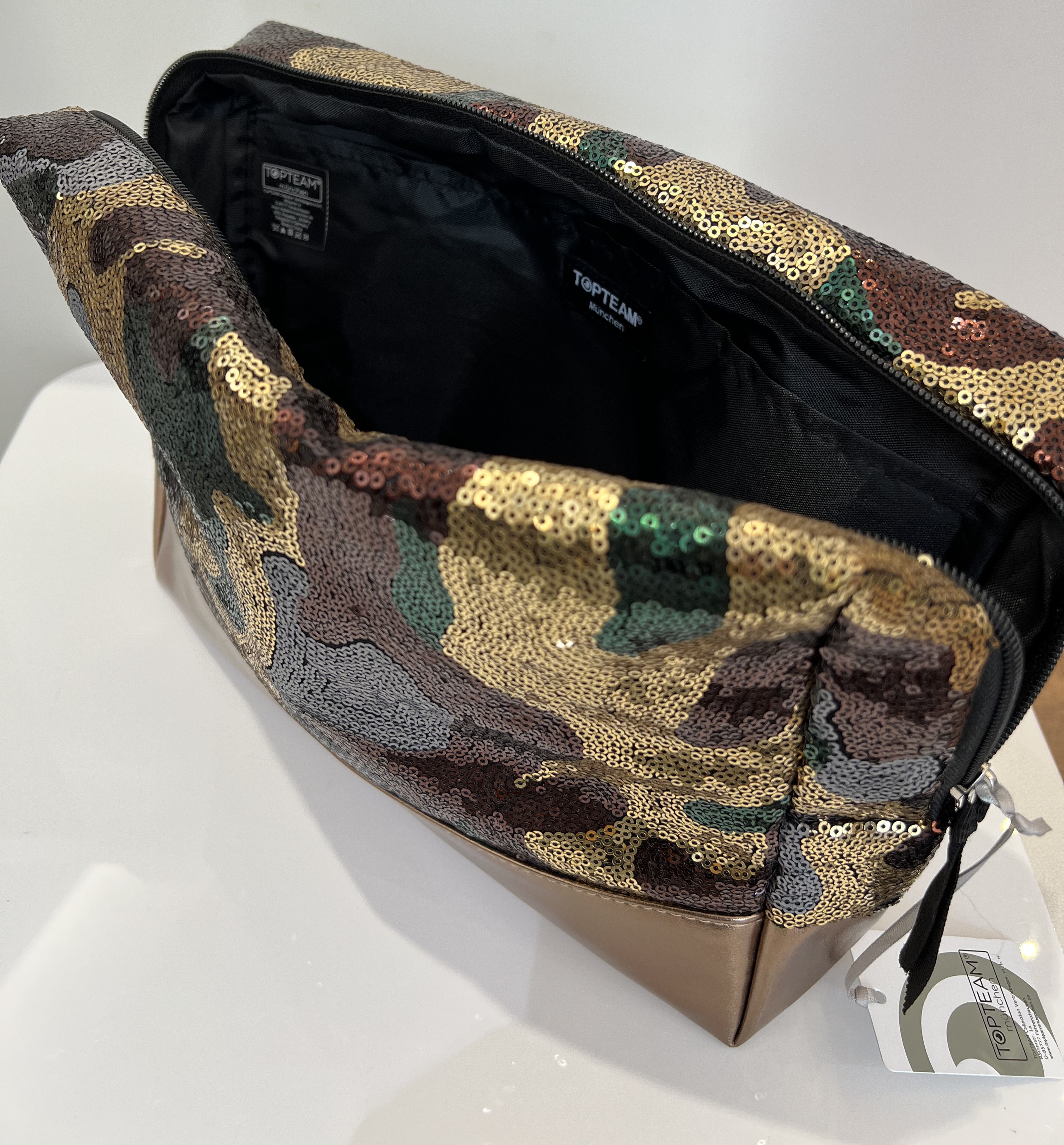 IMG_5104 Top Team Kosmetiktasche 20ies mit Pailetten