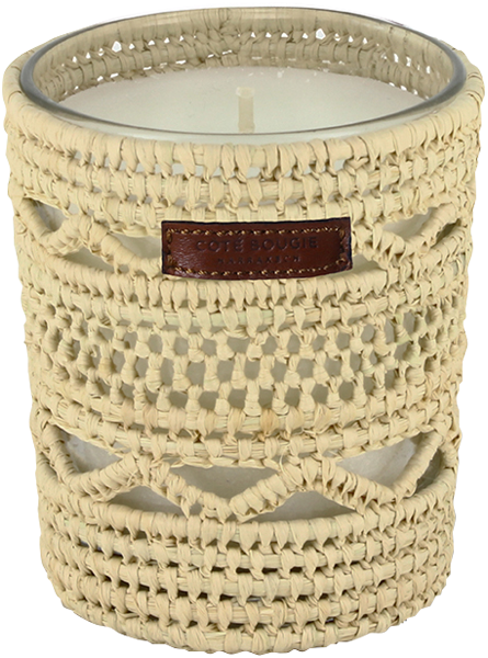 6111259025813_051 Duftkerze, Raphia Dina, Mandarine Majorelle