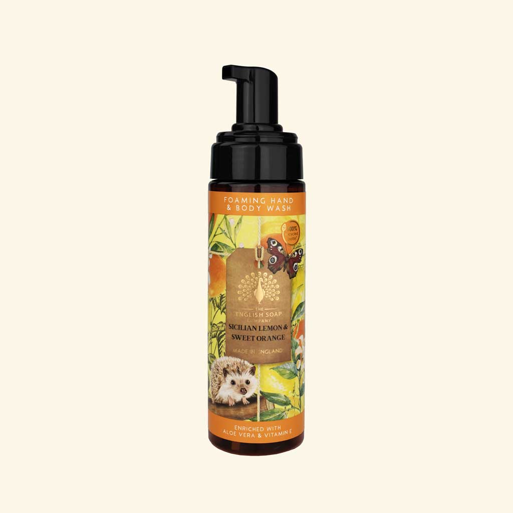 Foaming Hand & Body Wash, Sicilian Lemon & Sweet Orange