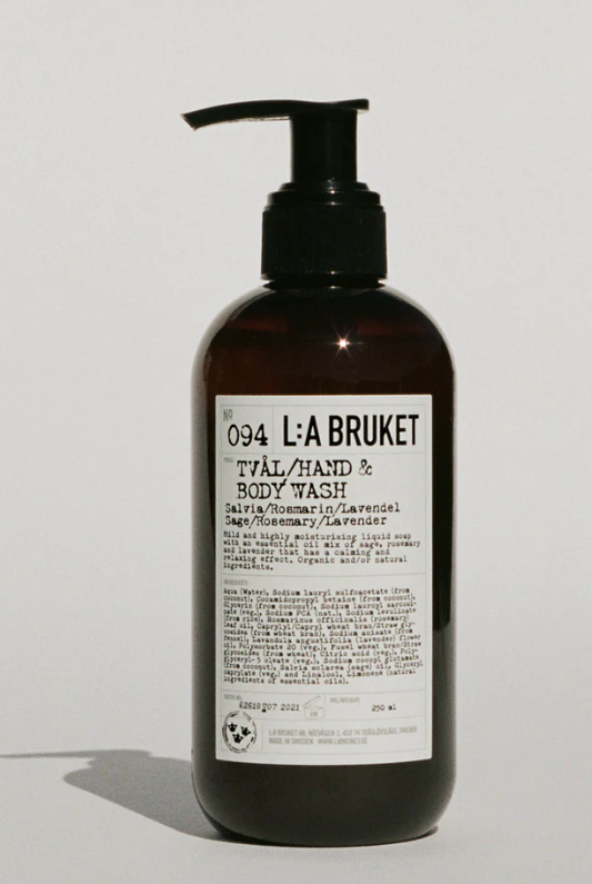 094 Hand & Body Wash Sage/ Rosemary/ Lavender