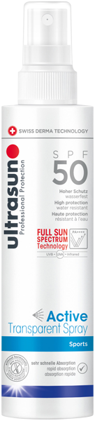 Active Transparent Spray SPF 50