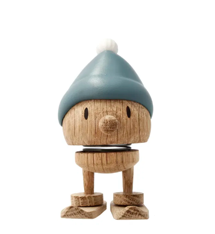 Hoptimist Skiing Bumble Sky, S