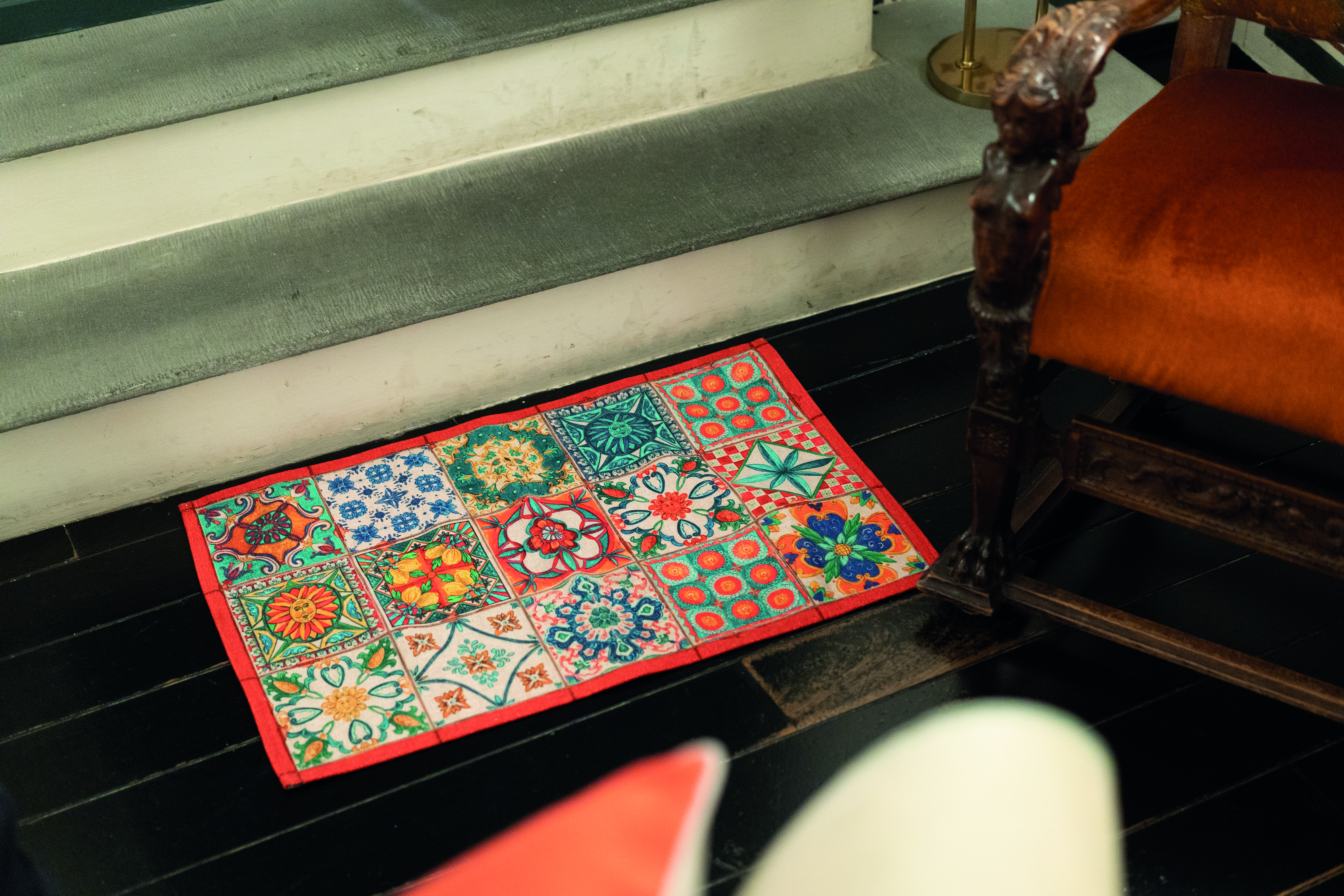 Fußmatte Camastra, red