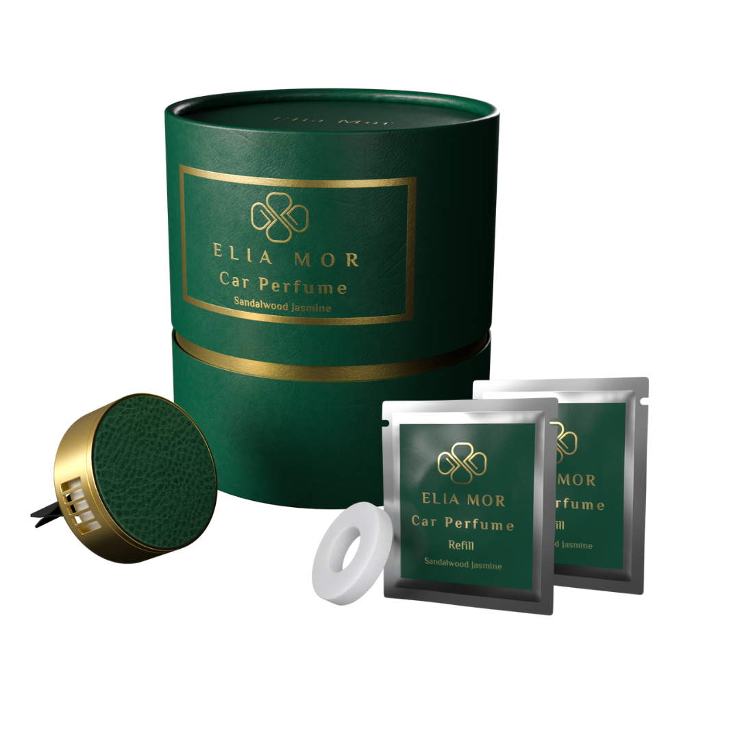 1-Vanilla-Caramel-Titelbild Green Luxury Sandalwood Jasmin, Autoduft Main Set