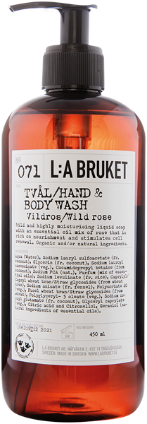 071 Hand & Body Wash Wild Rose