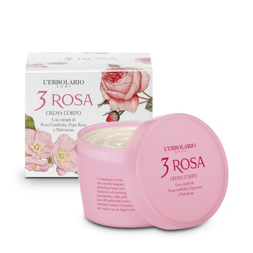 3 Rosa Körpercreme
