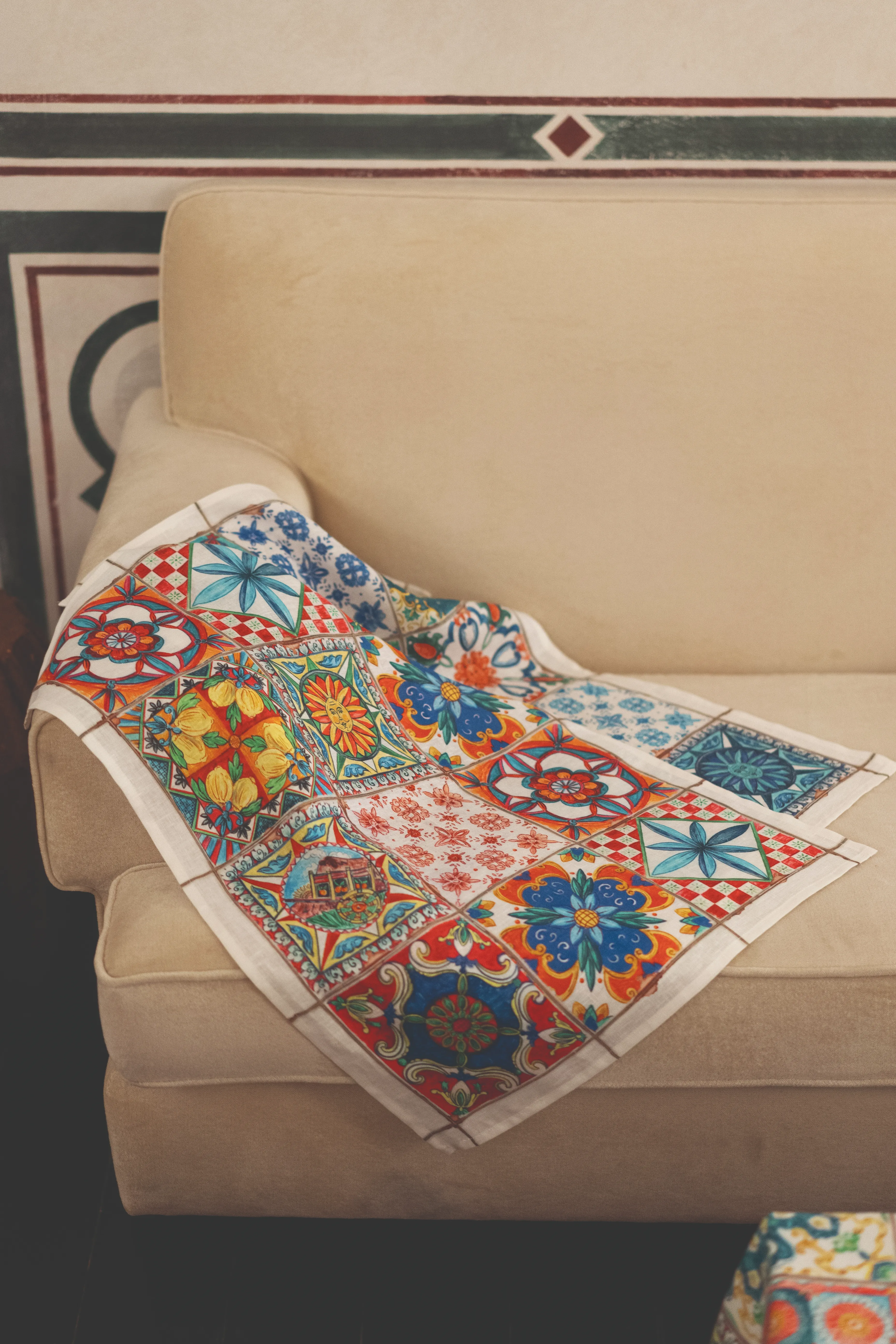 Kuechentuch Camastra Rosso von Tessitura Toscana Telerie